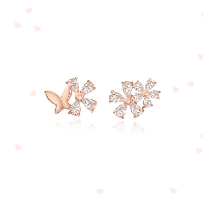 [Silver925] 봄빛나비 귀걸이